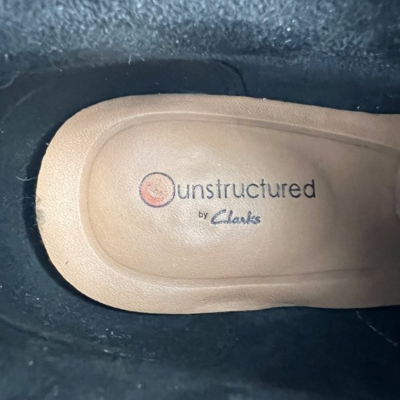 Clarks Womens Carleta Lyon Black Oily Leather Ankle Bootie Chunky Heel size 5.5 - Picture 12 of 16